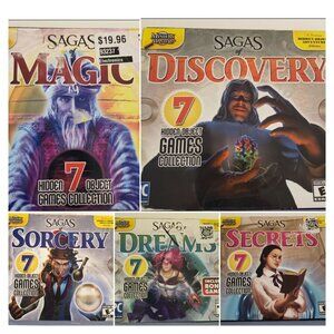 PC Games Sagas Hidden Object Games Collection 5-Pack PC CD
